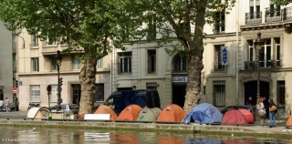 Canal St-Martin, Paris, SDF, 26 avril 2007