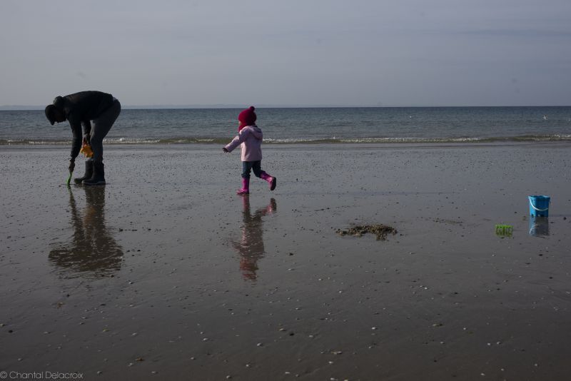 Telgruc-sur-Mer, plage de Trez Bellec, nous sommes pour quelques jours à Auray. Malgré le virus nous ne résistons pas au plaisir (avec précaution) de retrouver Kayla, Laure et Yaya, 17 10 2020