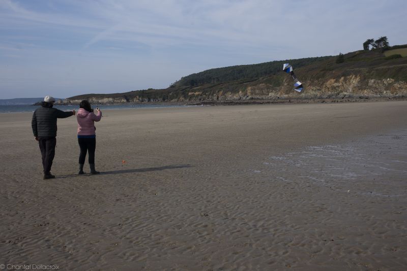 Telgruc-sur-Mer, plage de Trez Bellec, nous sommes pour quelques jours à Auray. Malgré le virus nous ne résistons pas au plaisir (avec précaution) de retrouver Kayla, Laure et Yaya, 17 10 2020